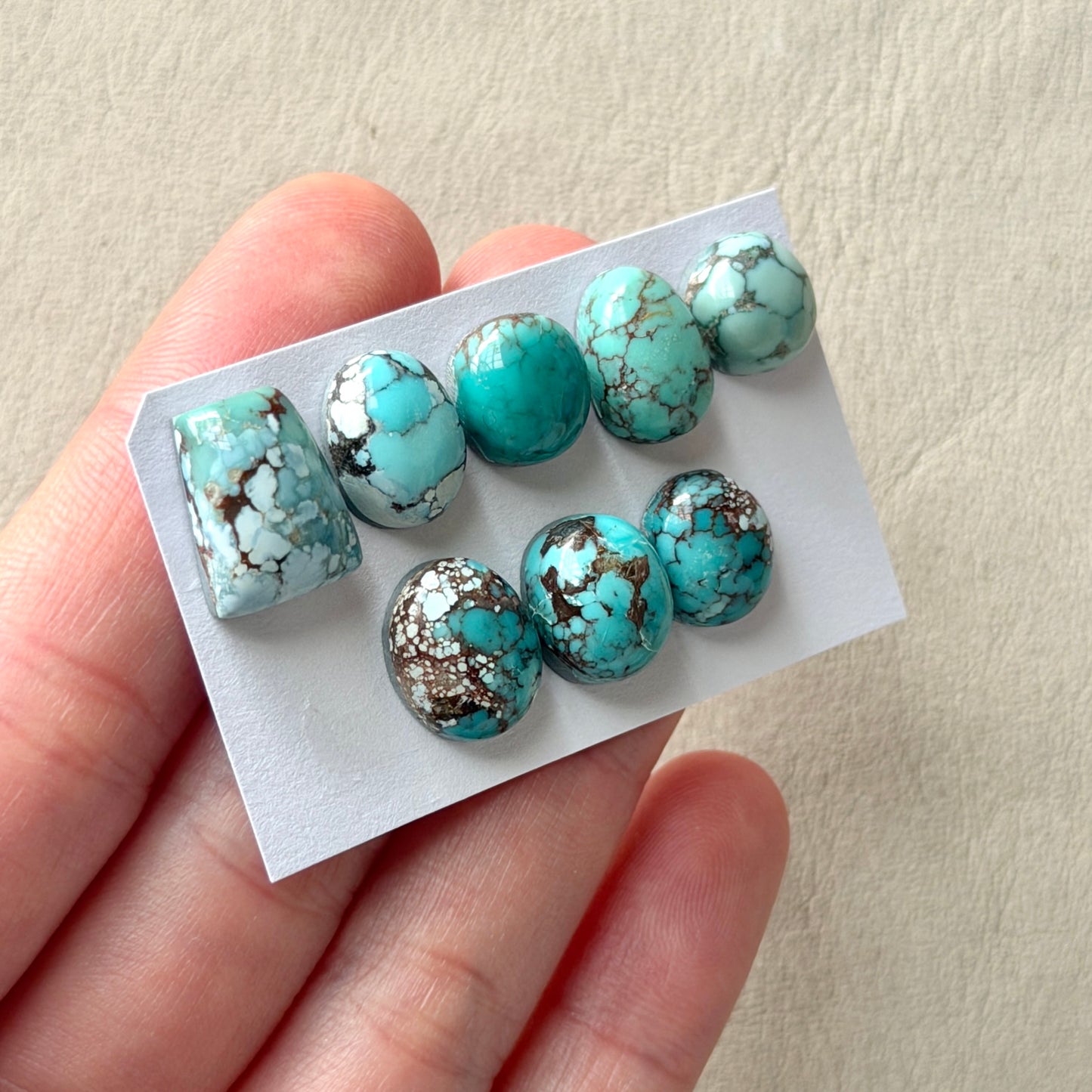9-13mm Gobi Desert Cabochon Smooth (Backed) - Choose your Stone (W15)