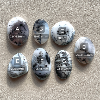 Dendritic Opal Cabochon Smooth - Choose your Stone (W6)