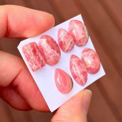 Mini Rhodochrosite Cabochon Smooth - Choose your Stone (W17)