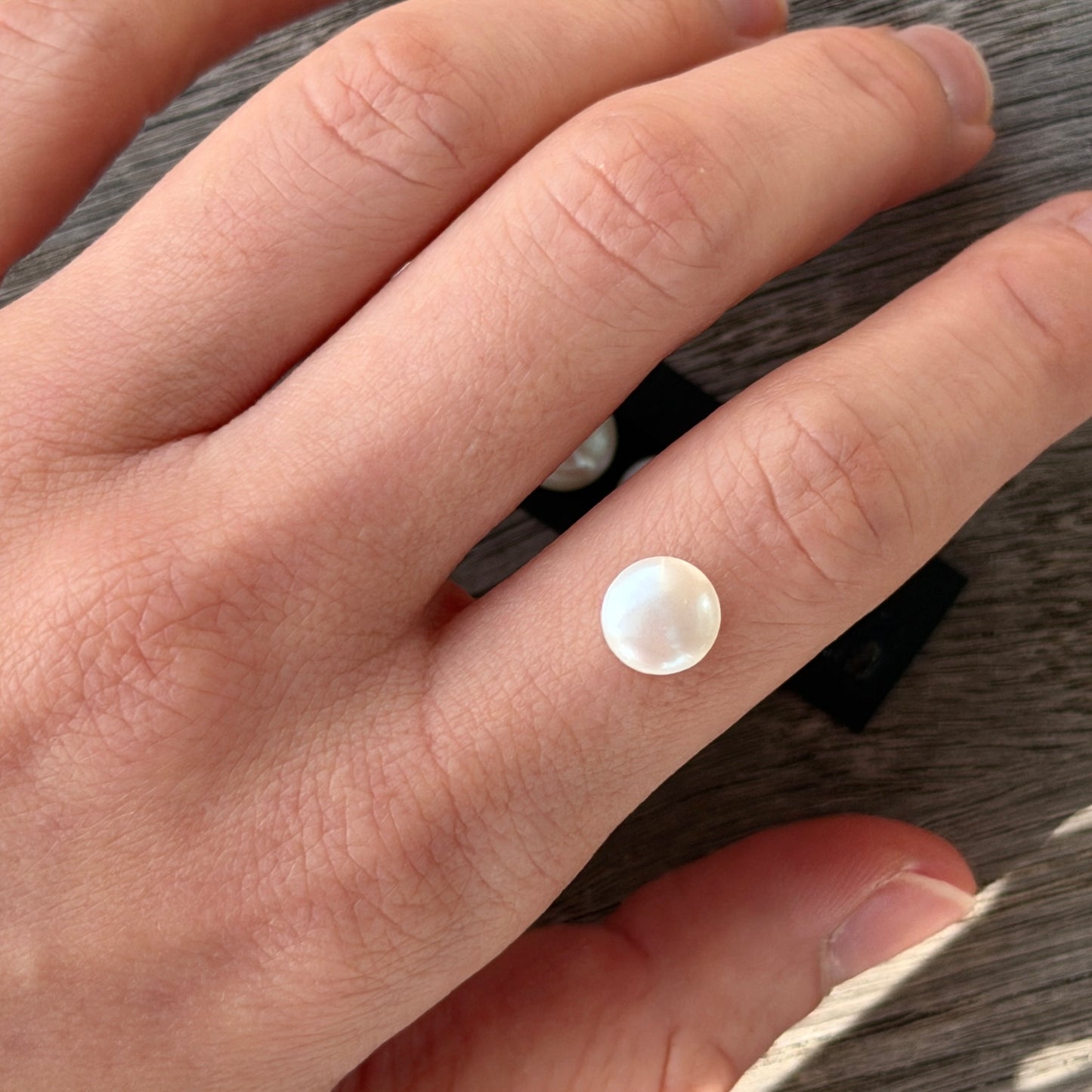 8-12mm Freshwater Pearl Cabochon Smooth - Choose your Stone (W4)