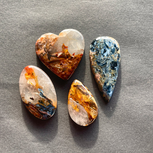 Pietersite in Quartz Cabochon Smooth - Choose your Stone (A) W3