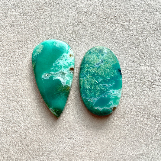 Australian Chrysoprase Cabochon Smooth - Choose your Stone (A)
