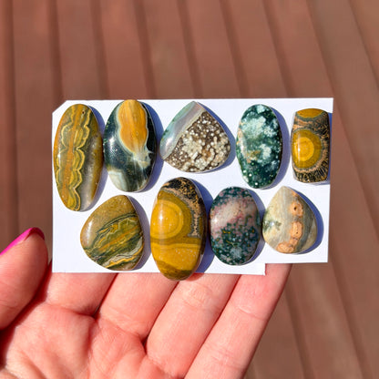 Ocean Jasper Cabochon Smooth - Choose your Stone (W1)