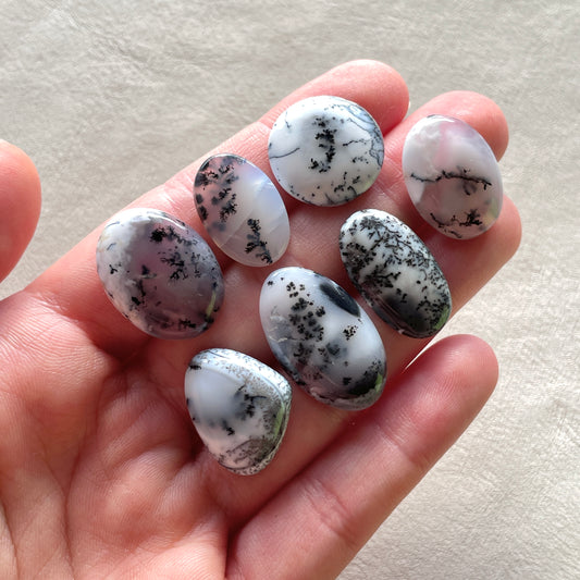Dendritic Opal Cabochon Smooth - Choose your Stone (W6)