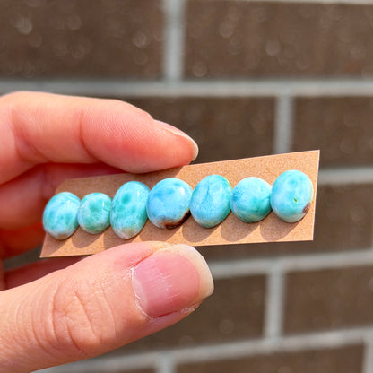 Blue Larimar Cabochon Smooth - Choose your Stone (W5)