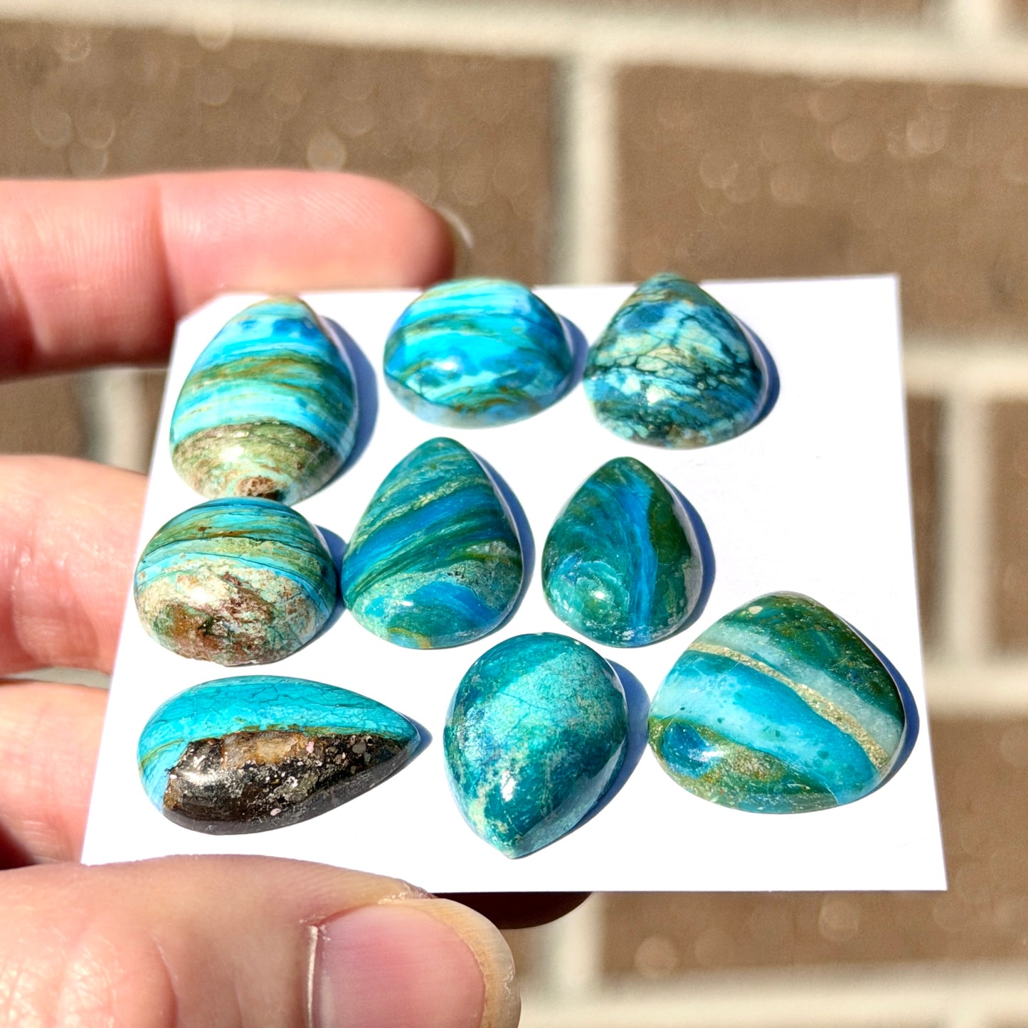 Peruvian Opalina Cabochon Smooth  - Choose your Stone (W3)