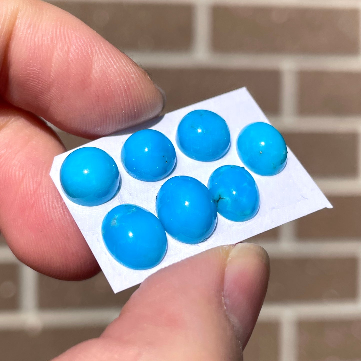 Sleeping Beauty Turquoise Cabochon Smooth - Choose your Stone (W10)