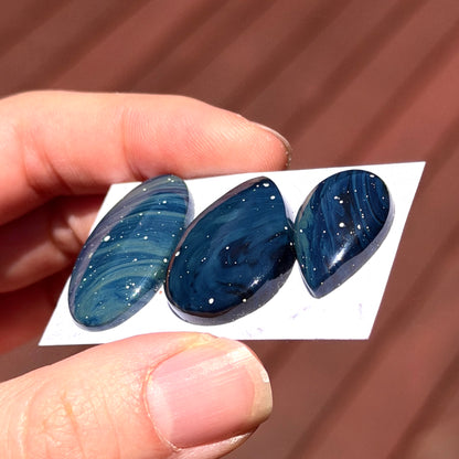 21-29mm Leland Blue / Sieber Agate Cabochon Smooth - Choose your Stone (W6)