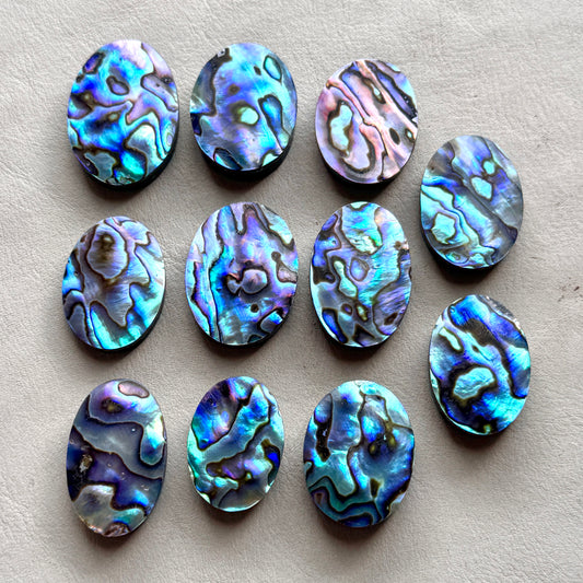 Abalone Paua Shell (Iridescent) Cabochon Smooth - Choose your Stone (W3)