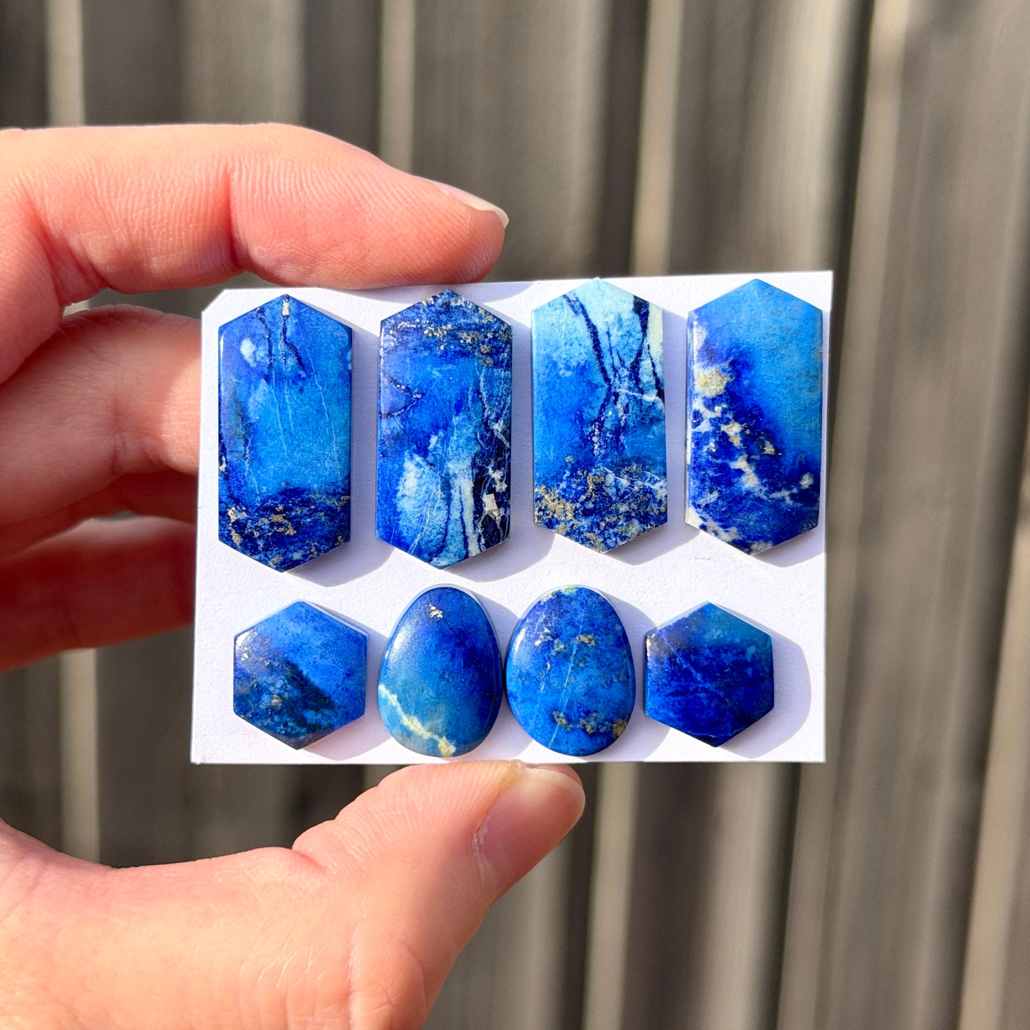 13-25mm Lapis Lazuli Cabochon Smooth - Choose your Stone (W15)
