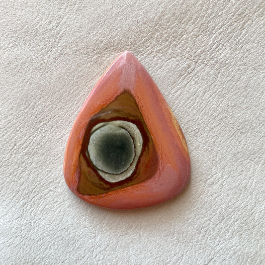 Polychrome Jasper Teardrop Cabochon - 48x40mm