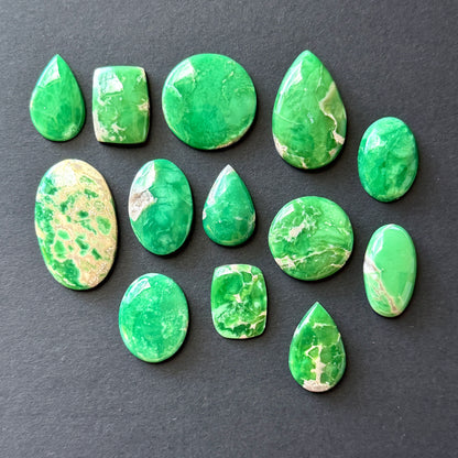 High-grade Australian Variscite Cabochon Smooth - Choose your Stone (W18)