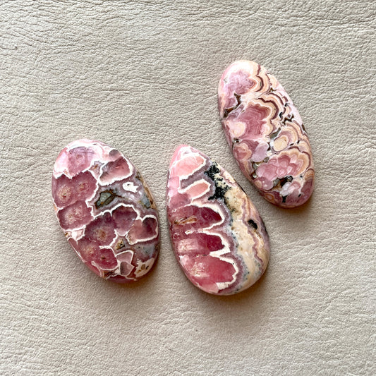 Rhodochrosite Cabochon Smooth - Choose your Stone (B)