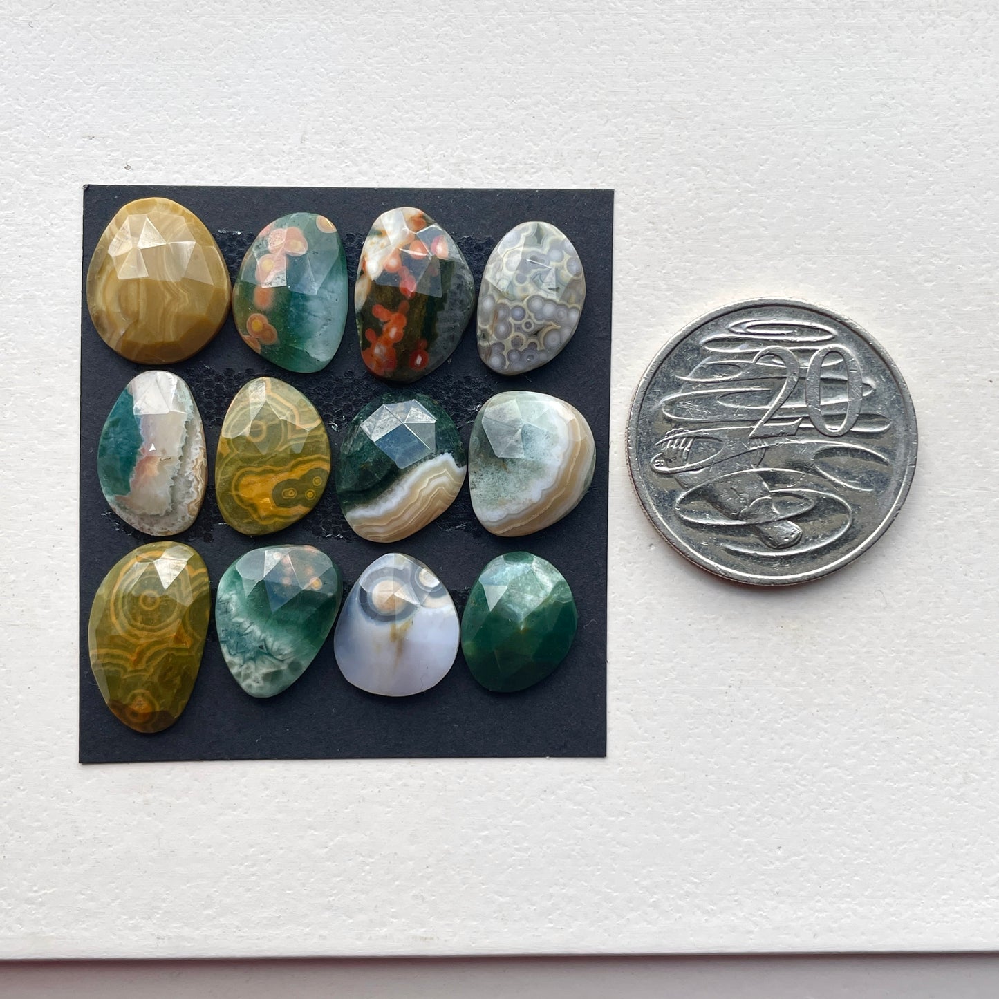 Ocean Jasper Cabochon Rose cut - Choose your Stone (W4)