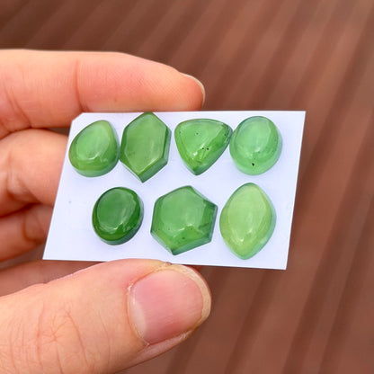 11-14mm Serpentine Cabochon Smooth - Choose your Stone (W3)