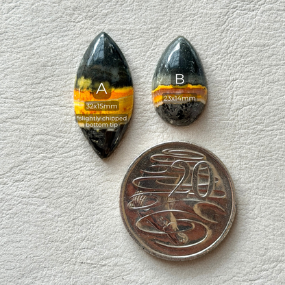 Bumblebee Jasper Cabochon Smooth - Choose your Stone (W2)