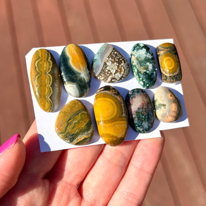 Ocean Jasper Cabochon Smooth - Choose your Stone (W1)