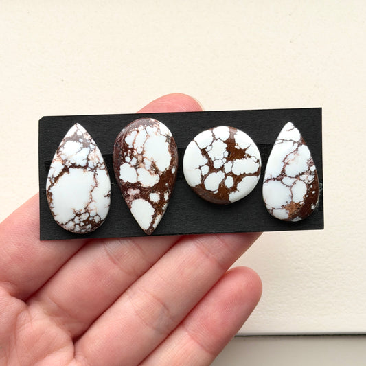 19-28mm Wild Horse Magnesite Cabochon Smooth - Choose your Stone (W14)