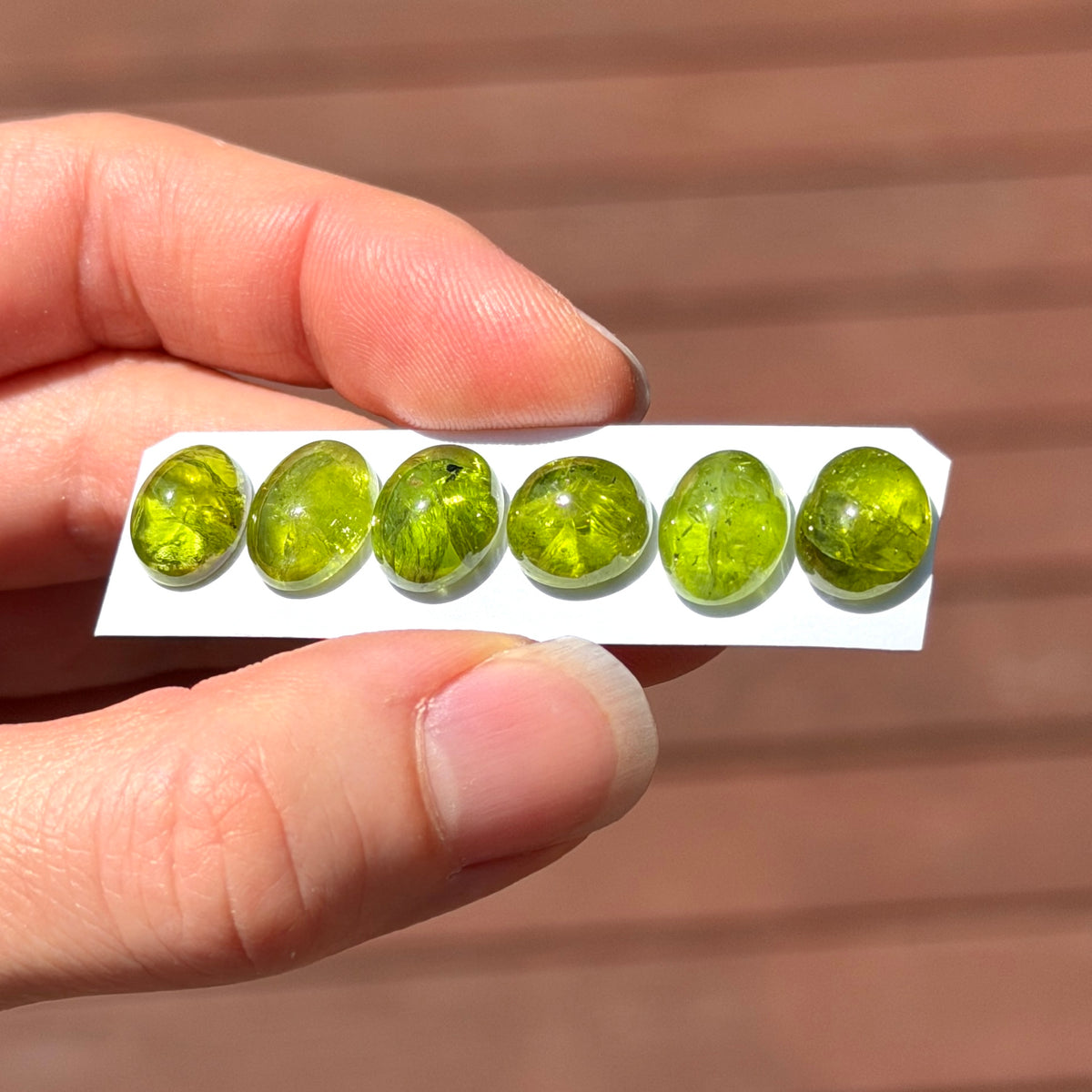 High-grade Peridot Cabochon Smooth - Choose your Stone (W17)