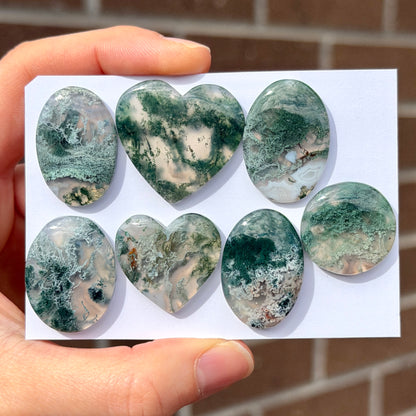 Horse Canyon Moss Agate Cabochon - Choose your Stone (W17)