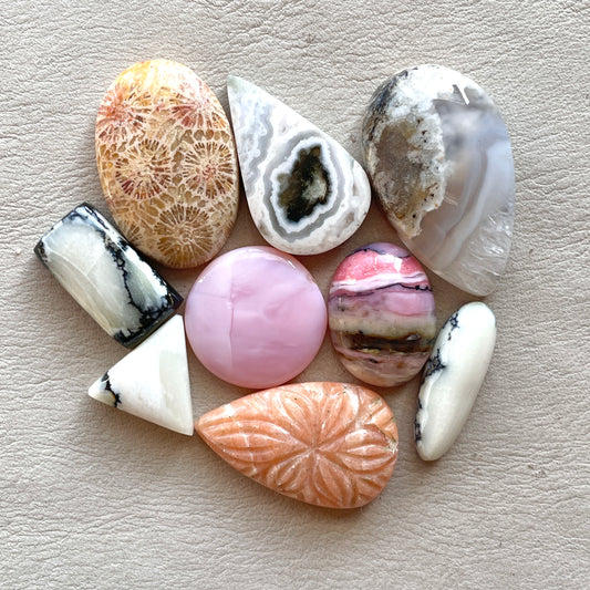 'Blush & Clay' Gemstone Variety Pack (W10-C)