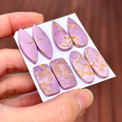 Phosphosiderite Cabochon Pairs - Choose your Pair (E11)