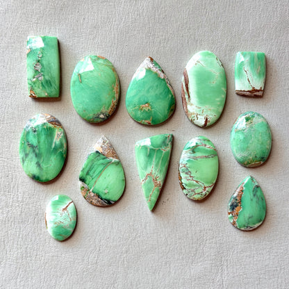 17-32mm Australian Variscite Cabochon Smooth - Choose your Stone (W18)
