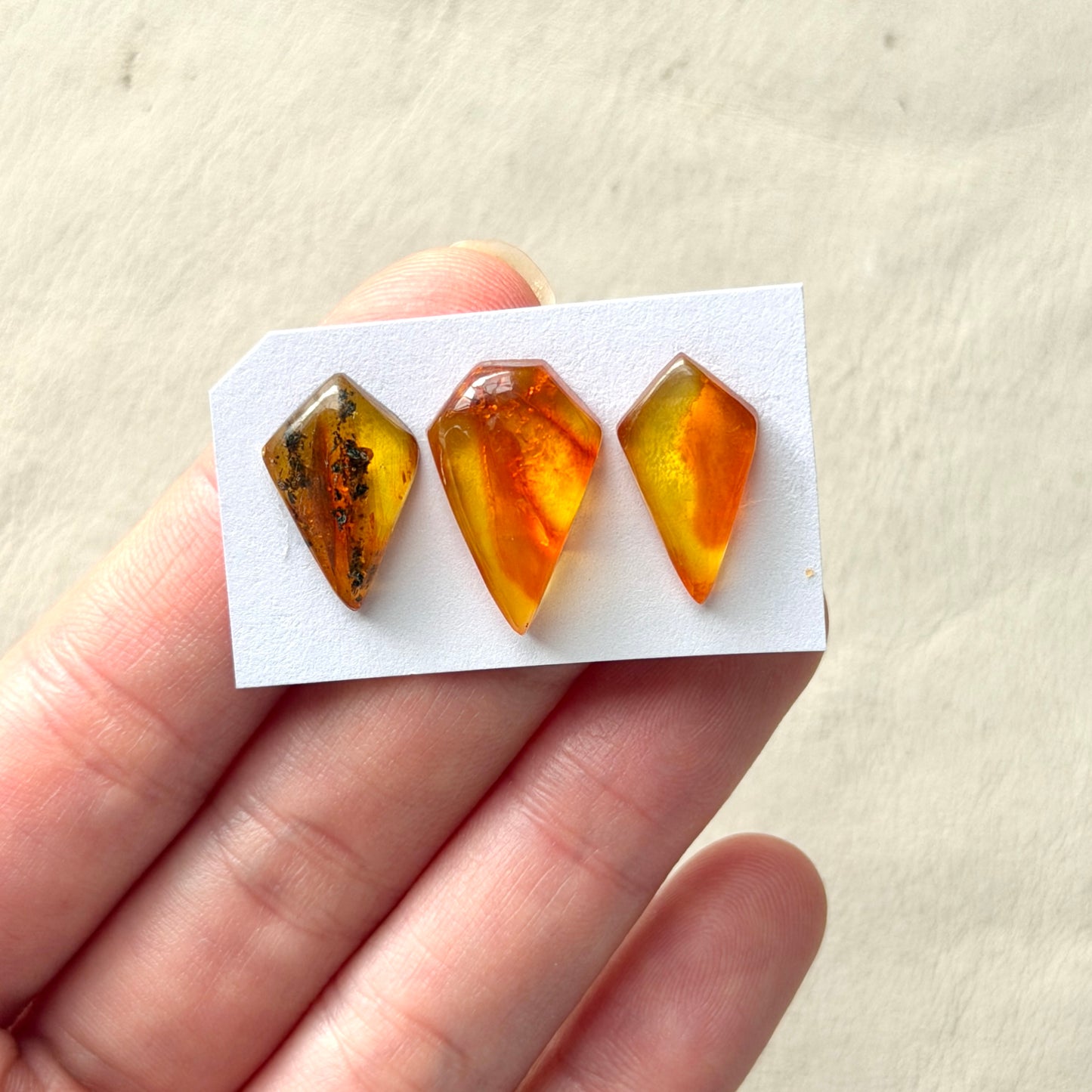 Baltic Amber Kite Cabochon Smooth - Choose your Stone (W15)