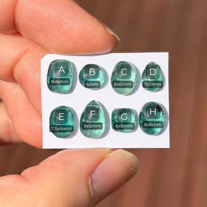 Emerald Green Kyanite Cabochon Smooth - Choose your Stone (W9)