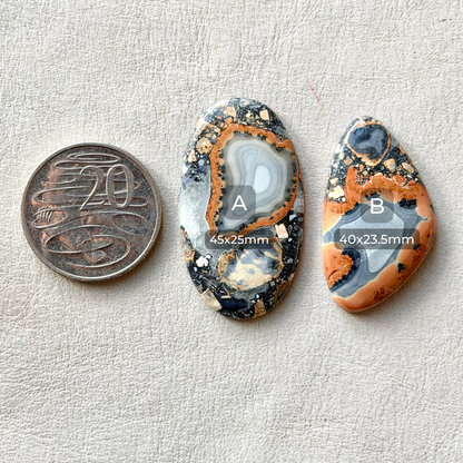 Maligano Jasper Cabochon Smooth - Choose your Stone (W5)