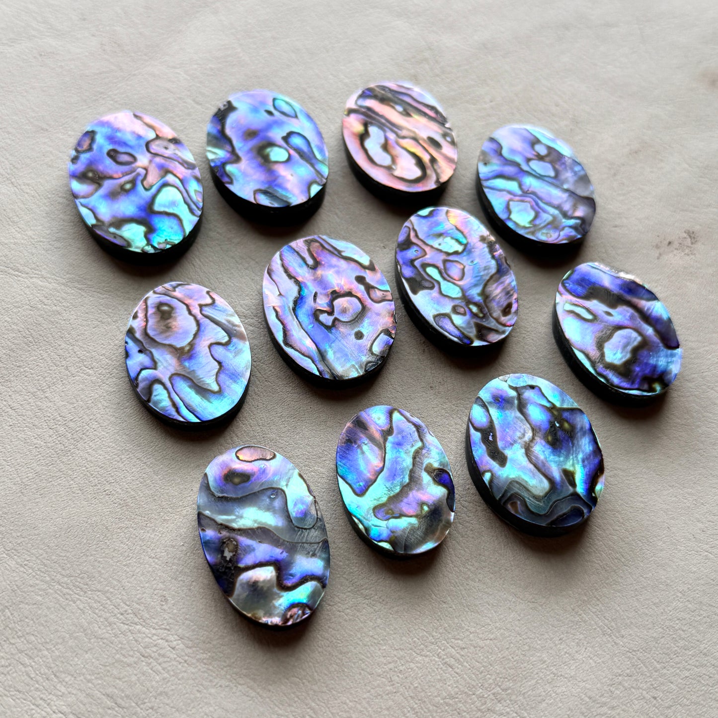 Abalone Paua Shell (Iridescent) Cabochon Smooth - Choose your Stone (W3)