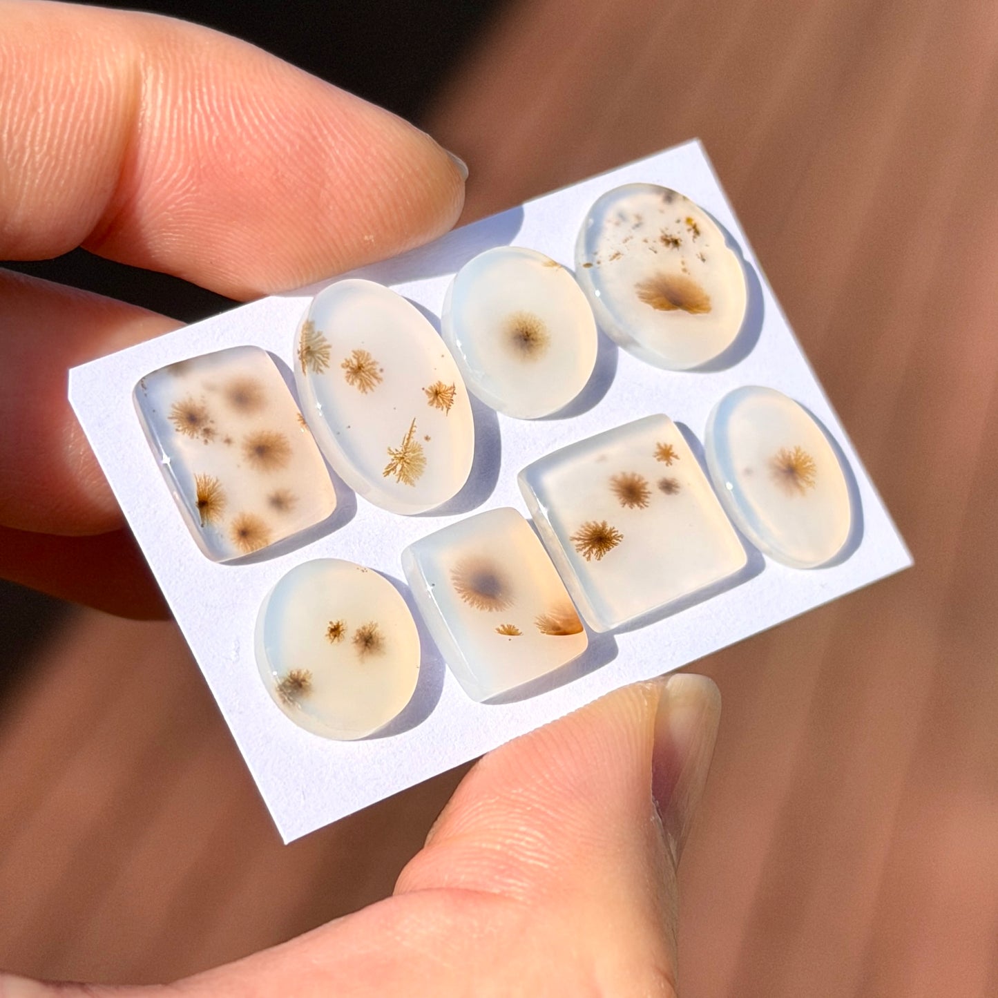 'Daisy' Scenic Agate Cabochon Smooth - Choose your Stone (W3)