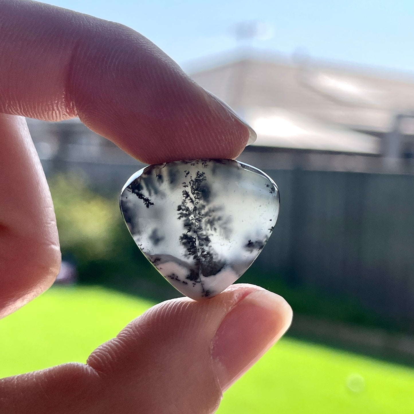 Dendritic Opal Cabochon Smooth - Choose your Stone (W6)