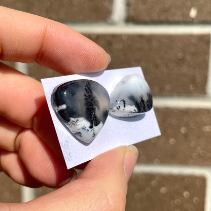 Dendritic Opal Cabochon Smooth - Choose your Stone (W6)