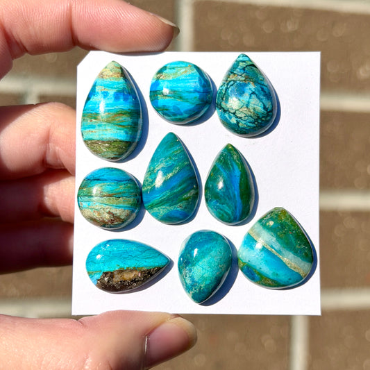 Peruvian Opalina Cabochon Smooth  - Choose your Stone (W3)