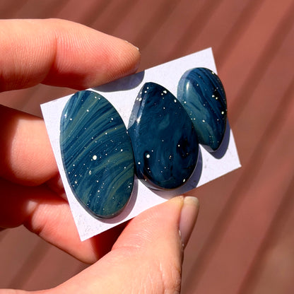 21-29mm Leland Blue / Sieber Agate Cabochon Smooth - Choose your Stone (W6)