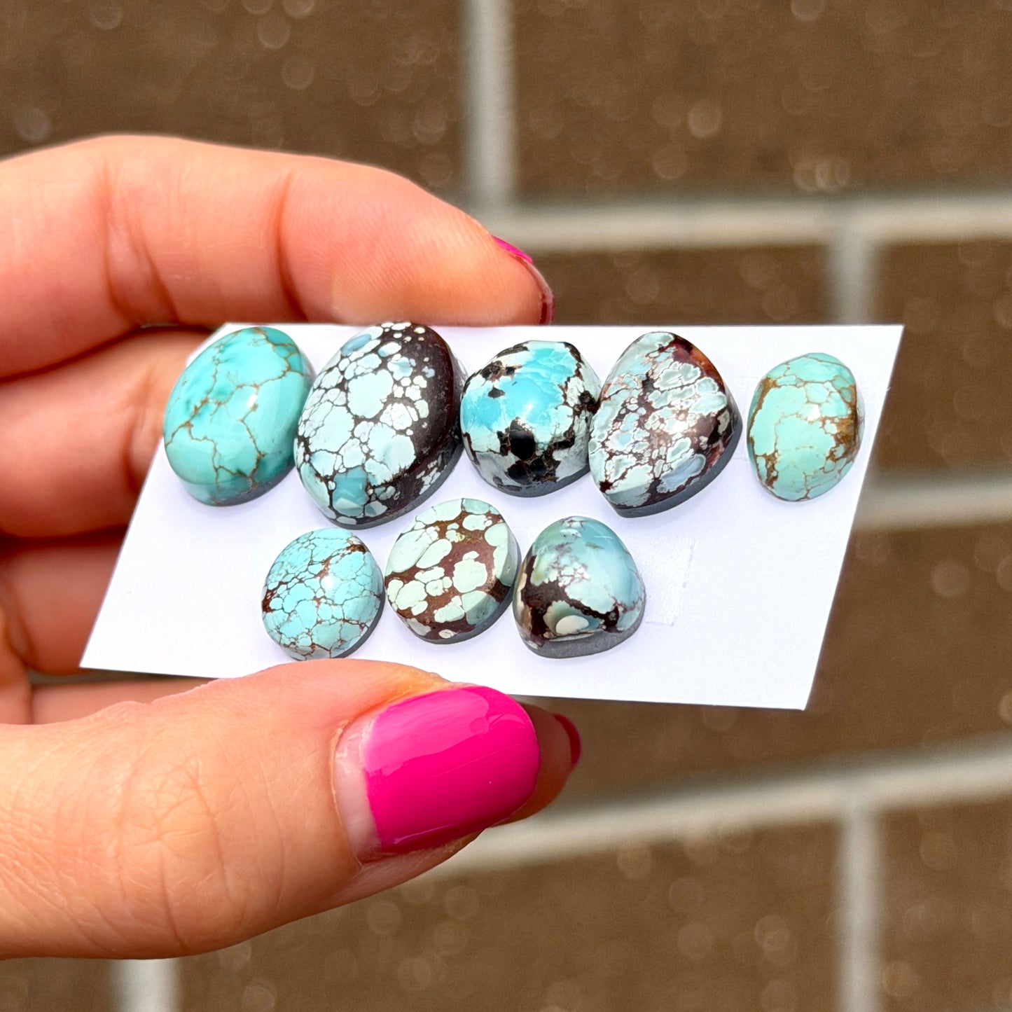 11-18mm Gobi Desert Cabochon Smooth (Backed) - Choose your Stone (W4)