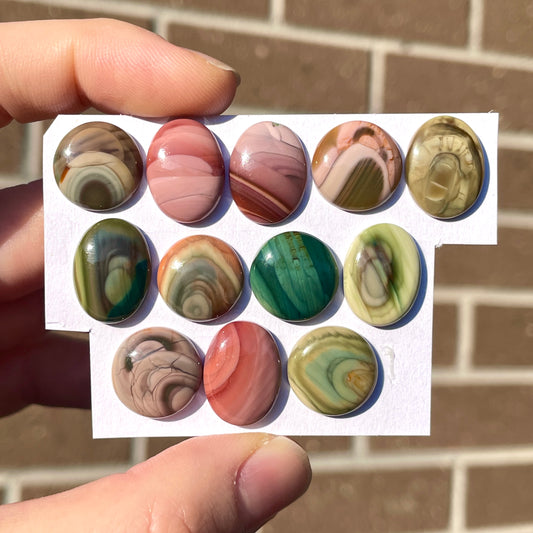 13-16mm Imperial Jasper Round/Oval Cabochon Smooth - Choose your Stone (W10)