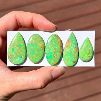*RARE* Australian Gaspeite Cabochon Smooth - Choose your Stone (W7)