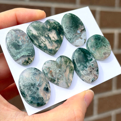 Horse Canyon Moss Agate Cabochon - Choose your Stone (W17)