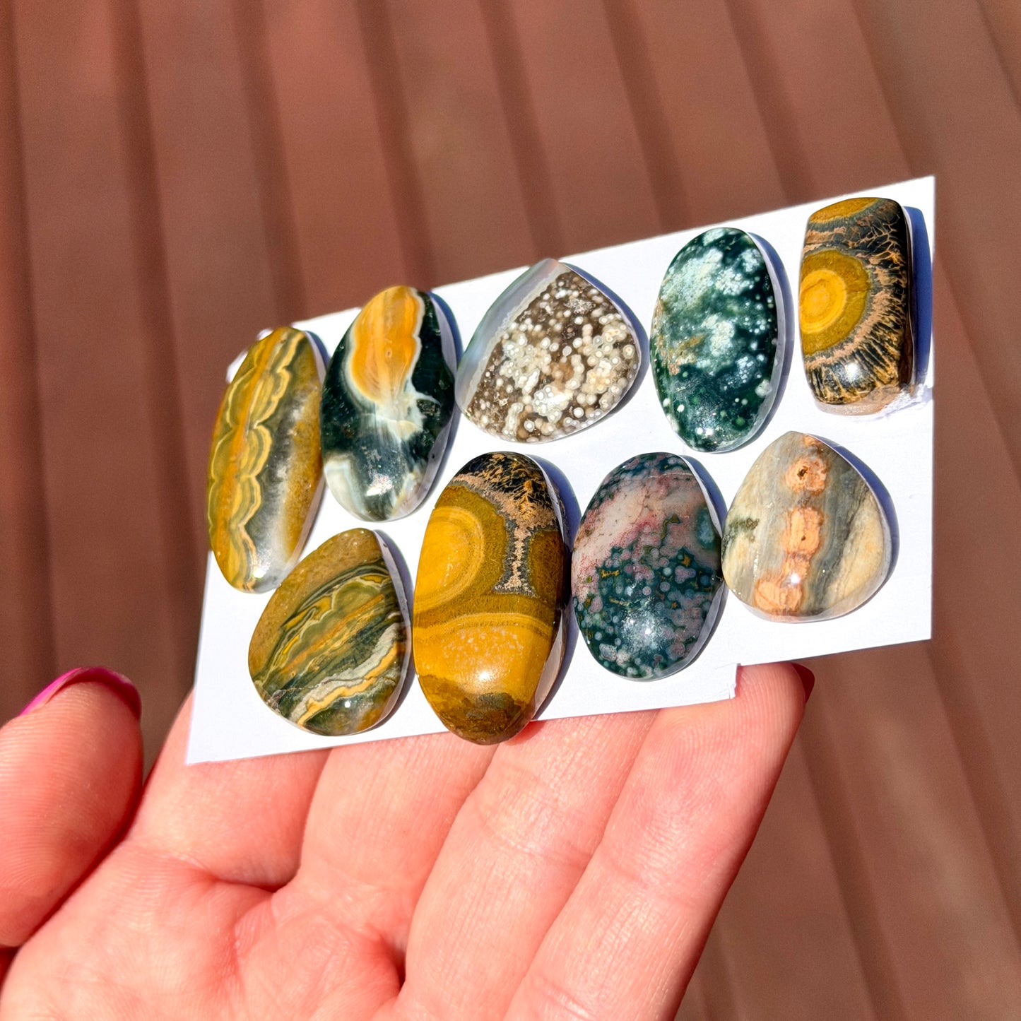 Ocean Jasper Cabochon Smooth - Choose your Stone (W1)