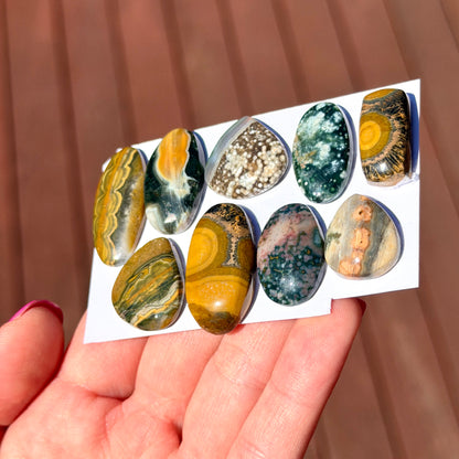 Ocean Jasper Cabochon Smooth - Choose your Stone (W1)