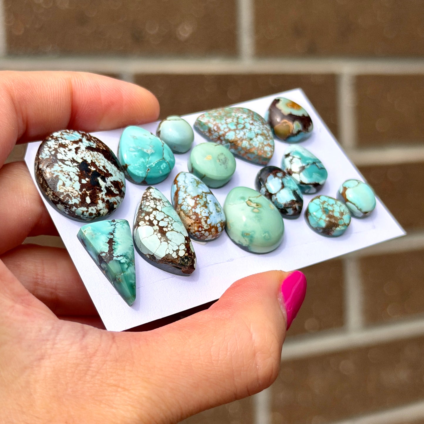 Gobi Desert Cabochon Smooth (Backed) - Choose your Stone (W9)