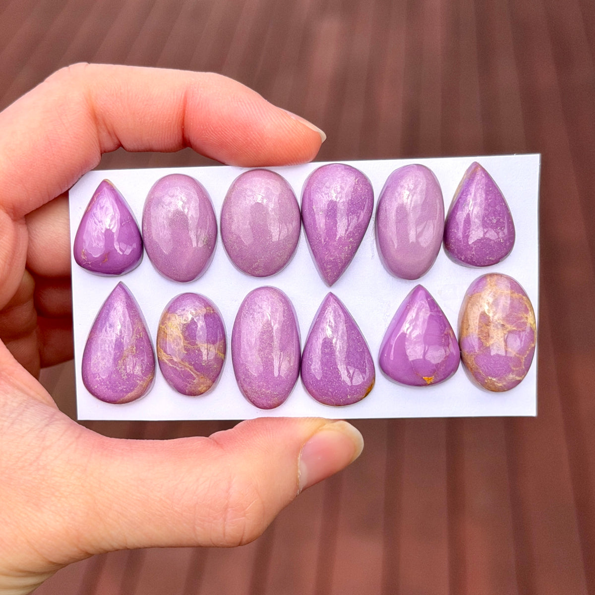Mini Phosphosiderite Cabochon Smooth - Choose your Stone (E6)