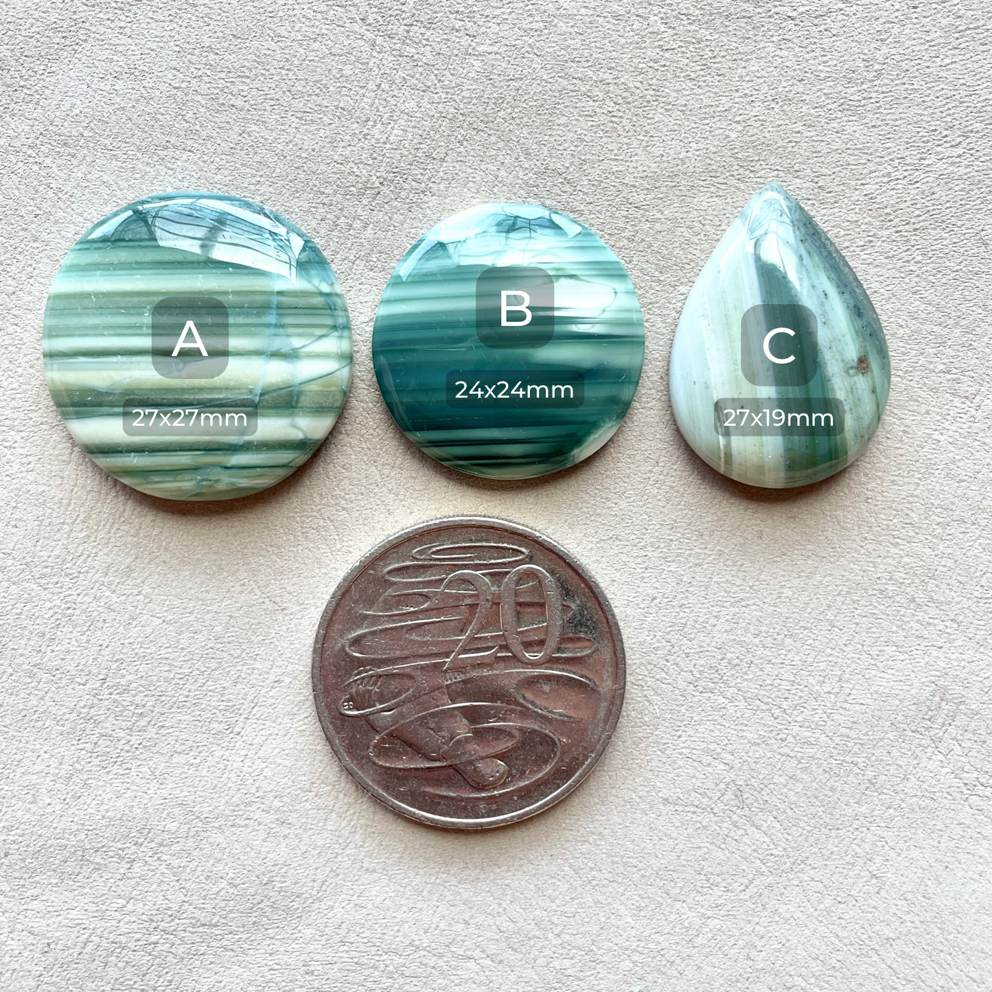 Saturn Chalcedony Cabochon Smooth - Choose your Stone (W6)