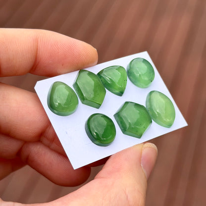 11-14mm Serpentine Cabochon Smooth - Choose your Stone (W3)