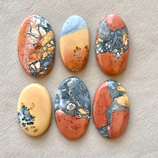 Maligano Jasper Oval Cabochon Smooth - Choose your Stone (A)