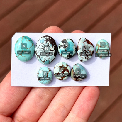 11-18mm Gobi Desert Cabochon Smooth (Backed) - Choose your Stone (W4)