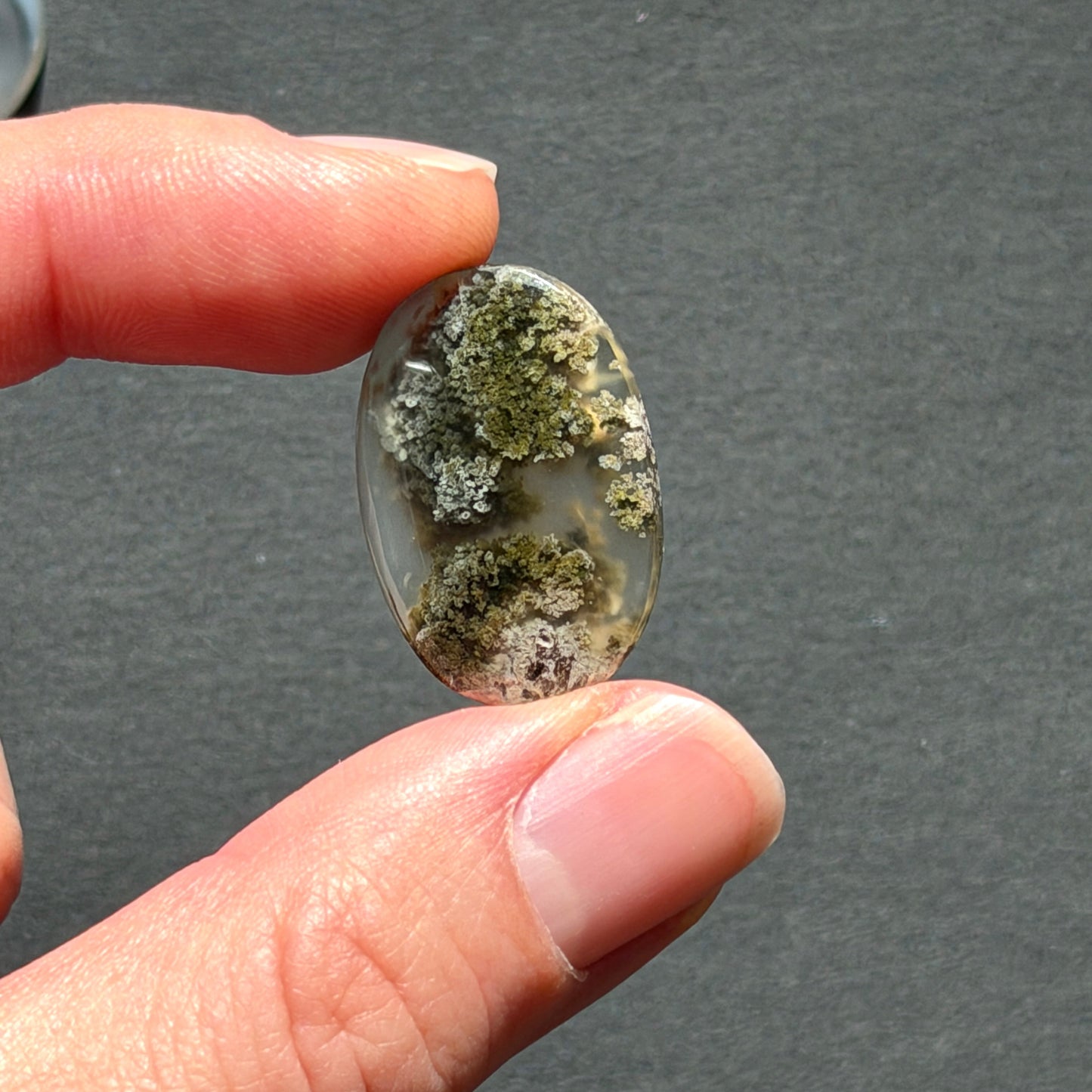 24-32mm Banded Moss Agate Cabochon Smooth - Choose your Stone (W9)