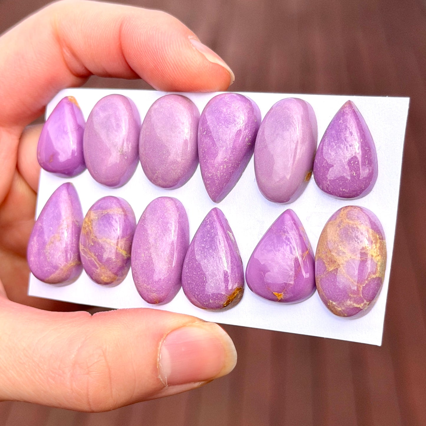 Mini Phosphosiderite Cabochon Smooth - Choose your Stone (E6)
